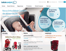 Tablet Screenshot of bebeconfort.com.br